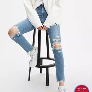 Levi’s 721 HIGH RISE ANKLE SKINNY WOMEN'S JEANS in Take Me Out; size 28